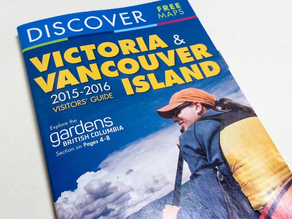 Discover Victoria and Vancouver Island rack card